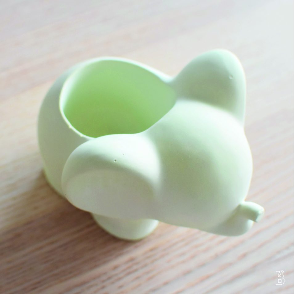 Mini pot de fleurs éléphant - Biscuit Design
